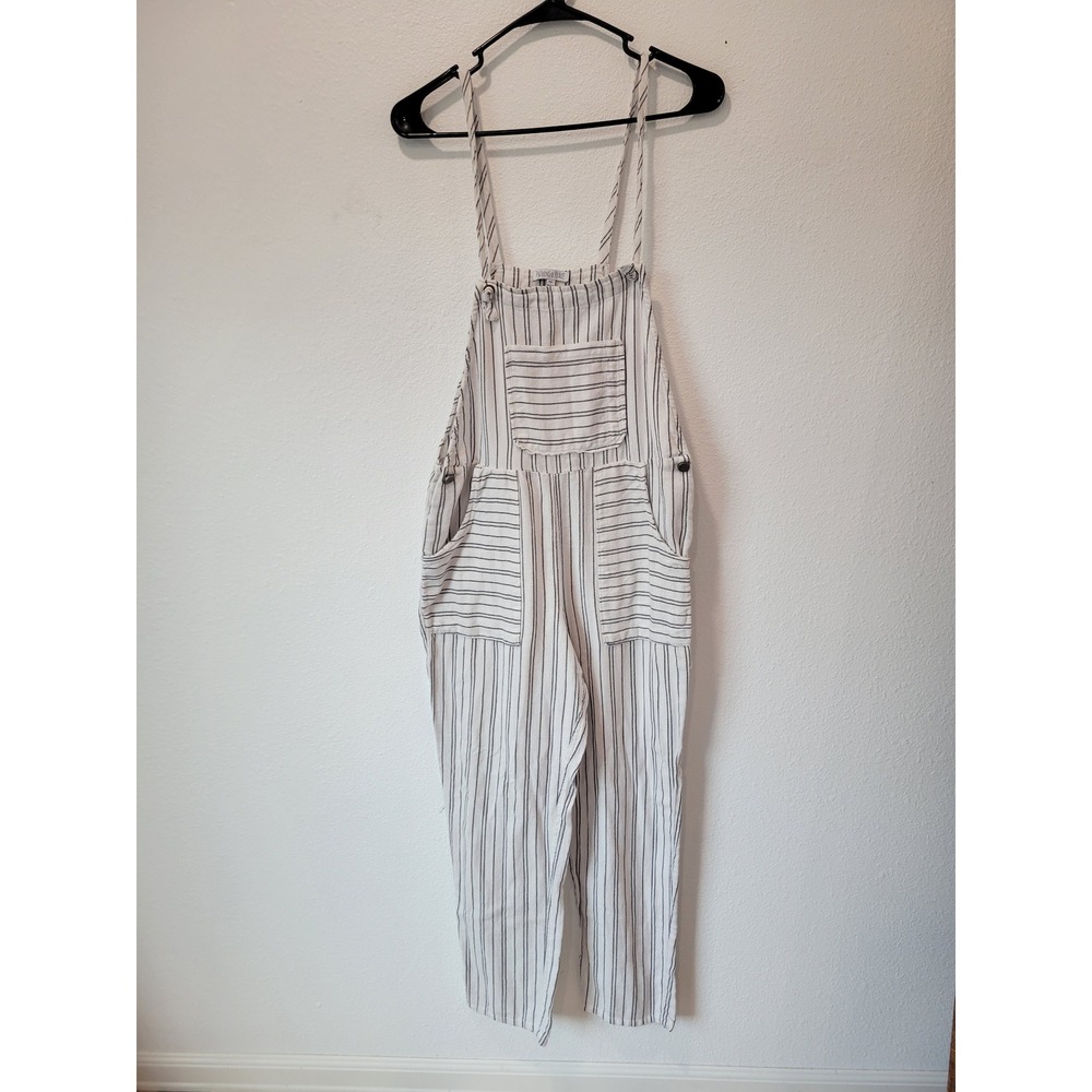 Patrons of Peace Pinstripe Cotton Overalls – Women's XS